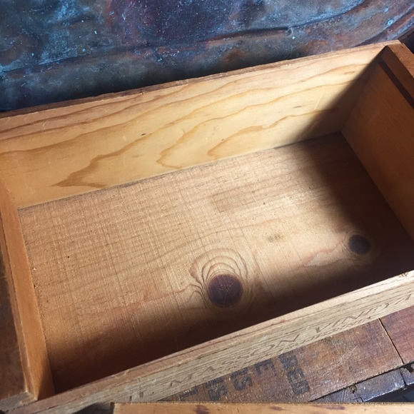 Paul Masson vineyards vintage wooden box slide top - Picture 3 of 6